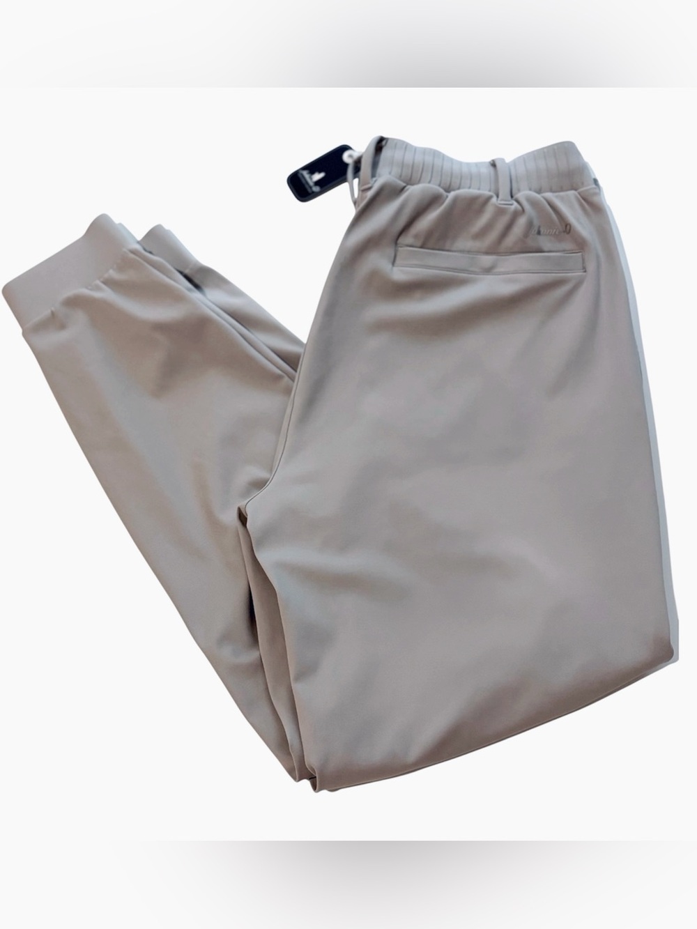 Johnnie-O Performance Tech Jogger Men's Sz Medium Seal Gray Waterproof MSRP $158